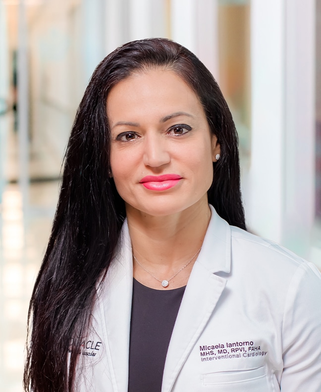 Micaela-iantorno Portrait of micaela iantorno, md, interventional cardiologist at oracle heart and vascular