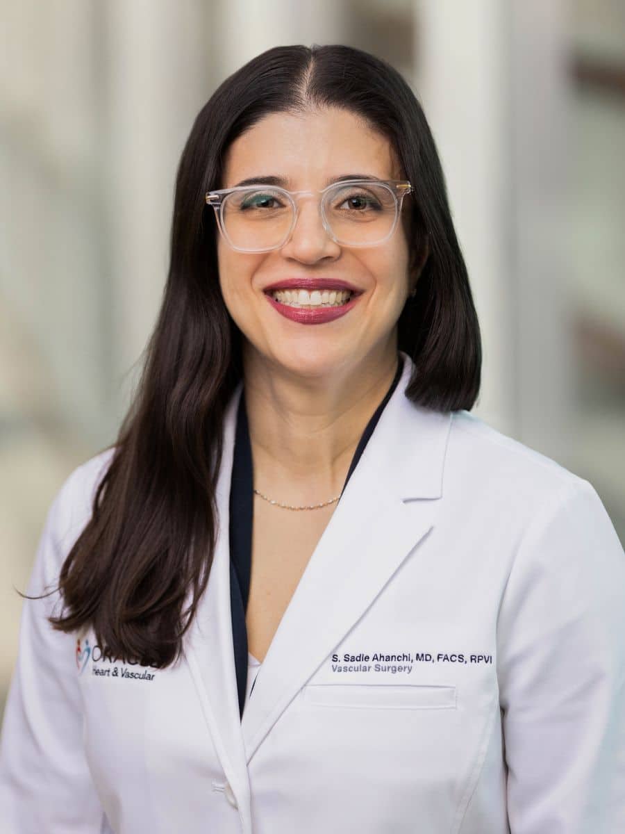 sadie-ahanchi-md-oracle Dr. Sadie Ahanchi, vascular surgeon at Oracle Heart and Vascular, providing expert vascular care for patients in the Fredericksburg area of Virginia.