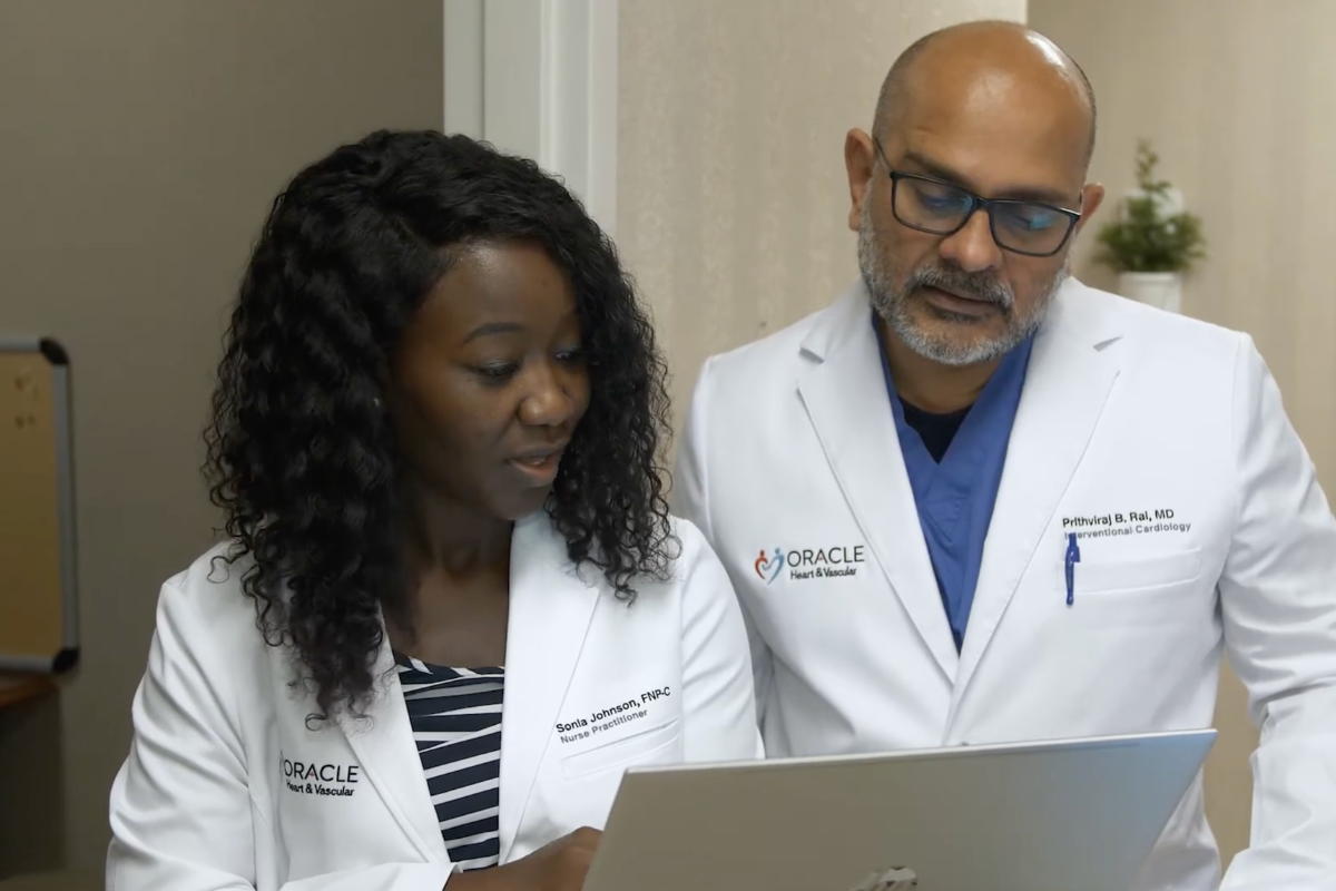 Interventional Cardiologist – Dr. Prithviraj Rai + NP Sonia