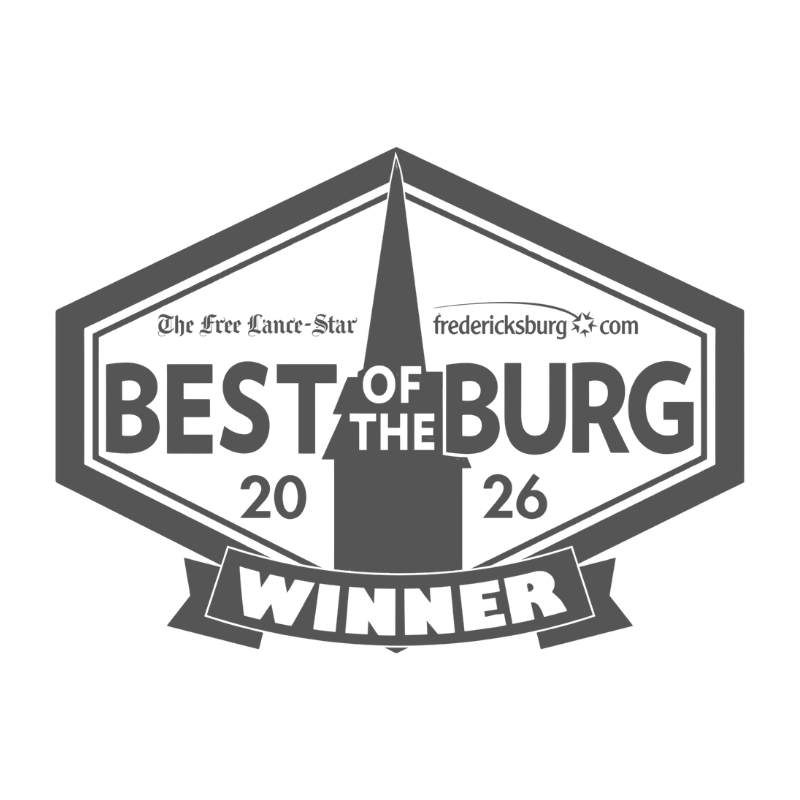 2026 Best of the Burg Winner badge recognizing Oracle Heart & Vascular as Best Cardiology Practice in Fredericksburg, VA.
